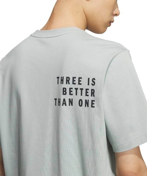 adidas（アディダス）の「アディダス adidas ブランドラブ ルーズフィット ヘビー シングルジャージー半袖Tシャツ（Tシャツ/カットソー・メンズ・ブラック/グリーン/ホワイト/オレンジ/ブルー・S/M/L/LL/3L）」の18枚目の写真