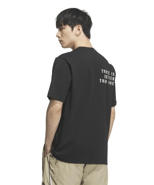 adidas（アディダス）の「アディダス adidas ブランドラブ ルーズフィット ヘビー シングルジャージー半袖Tシャツ（Tシャツ/カットソー・メンズ・ブラック/グリーン/ホワイト/オレンジ/ブルー・S/M/L/LL/3L）」の12枚目の写真
