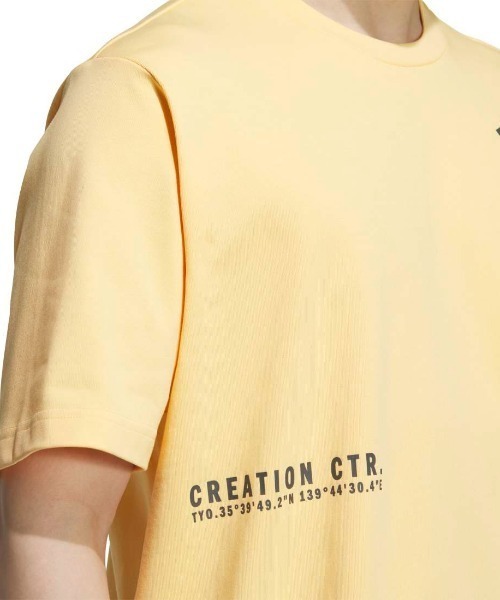 adidas（アディダス）の「アディダス adidas ブランドラブ ルーズフィット ヘビー シングルジャージー半袖Tシャツ（Tシャツ/カットソー・メンズ・ブラック/グリーン/ホワイト/オレンジ/ブルー・S/M/L/LL/3L）」の8枚目の写真
