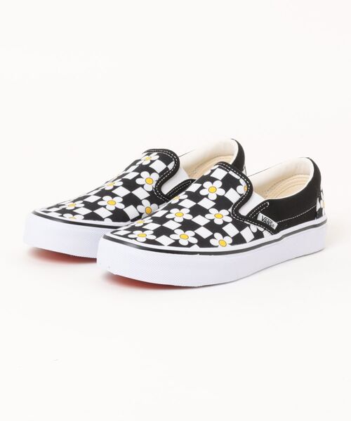 VANS ヴァンズ SLIP ON スリッポン V98CF CKFL CHECKER/FLOWER