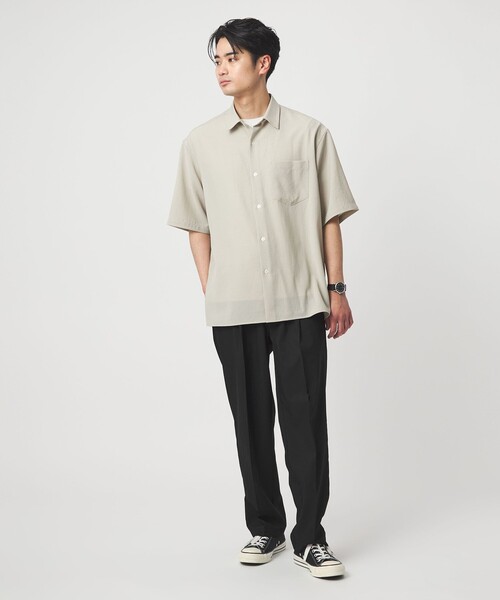 green label relaxing（グリーンレーベルリラクシング）の「Dot Air オルマイ ワイド イージーパンツ W3 -ストレッチ-（その他パンツ・メンズ・オリーブ/ブラック/グレー・XL/L/M/S）」の15枚目の写真