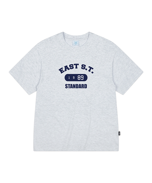 1989STANDARD(1989スタンダード)の「EAST 1989 クールコットンオーバーサイズ半袖 (SISSTD-0253)(Tシャツ/カットソー・メンズ・ブラック/ライトグレー/ホワイト/ネイビー・MEDIUM/LARGE/X-LARGE)」の3枚目の写真