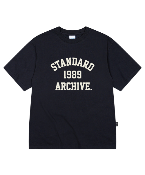 1989STANDARD(1989スタンダード)の「EAST 1989 クールコットンオーバーサイズ半袖 (SISSTD-0253)(Tシャツ/カットソー・メンズ・ブラック/ライトグレー/ホワイト/ネイビー・MEDIUM/LARGE/X-LARGE)」の6枚目の写真