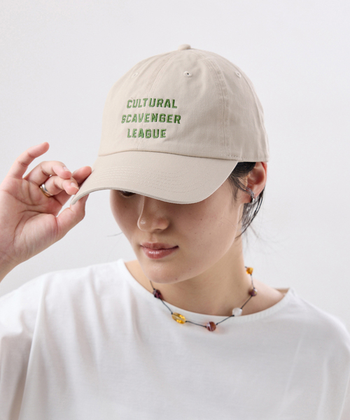 IENA(イエナ)の「LOOSE JOINTS/ルーズ・ジョインツ SPECTATOR CULTURAL SCAVENGE キャップ(キャップ・レディース・カーキ/ベージュ・FREE)」の1枚目の写真