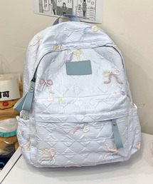 VIBGYOR（ヴィブジョー）の「FReePLACe/リボン刺繍リュックサック X12824（バックパック/リュック）」