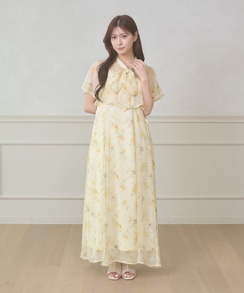 Ambre Neige(アンブルネージュ)の「2way cape & camisole dress set / 2WAYケープ&キャミワンピースセット(ワンピース・レディース・ライトブルー/アイボリー/ラベンダー/イエロー系その他・FREE)」の20枚目の写真