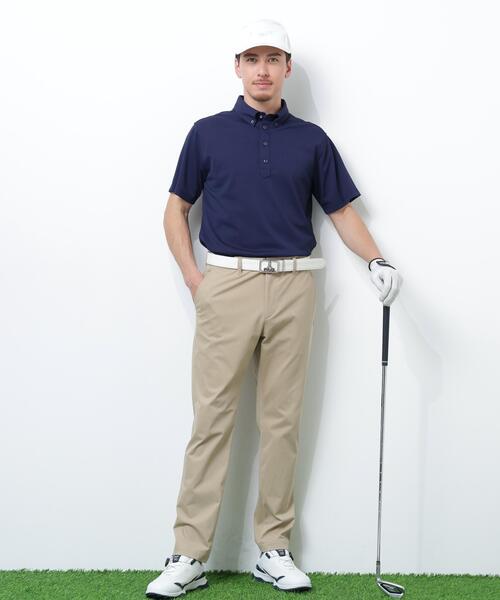 PING(ピン)の「【PING APPAREL】Mr.PINGエンボスカノコ レイブロック半袖ボタンダウンシャツ <NAITVE> (MENS)(シャツ/ブラウス・メンズ・グレー/ホワイト/グリーン/ネイビー・L/S/LL1/M/LL)」の5枚目の写真