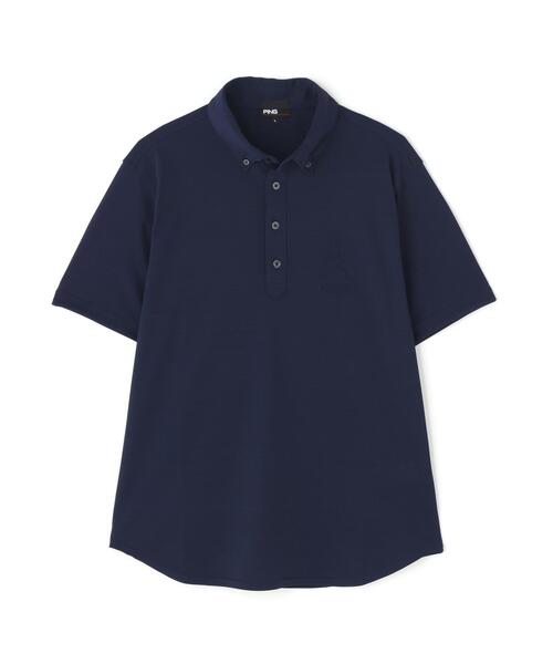 PING(ピン)の「【PING APPAREL】Mr.PINGエンボスカノコ レイブロック半袖ボタンダウンシャツ <NAITVE> (MENS)(シャツ/ブラウス・メンズ・グレー/ホワイト/グリーン/ネイビー・L/S/LL1/M/LL)」の6枚目の写真