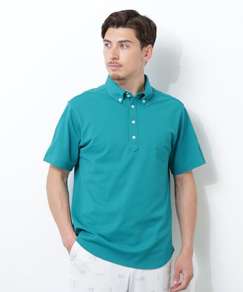 PING(ピン)の「【PING APPAREL】Mr.PINGエンボスカノコ レイブロック半袖ボタンダウンシャツ <NAITVE> (MENS)(シャツ/ブラウス・メンズ・グレー/ホワイト/グリーン/ネイビー・L/S/LL1/M/LL)」の11枚目の写真