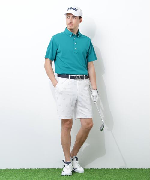 PING(ピン)の「【PING APPAREL】Mr.PINGエンボスカノコ レイブロック半袖ボタンダウンシャツ <NAITVE> (MENS)(シャツ/ブラウス・メンズ・グレー/ホワイト/グリーン/ネイビー・L/S/LL1/M/LL)」の13枚目の写真