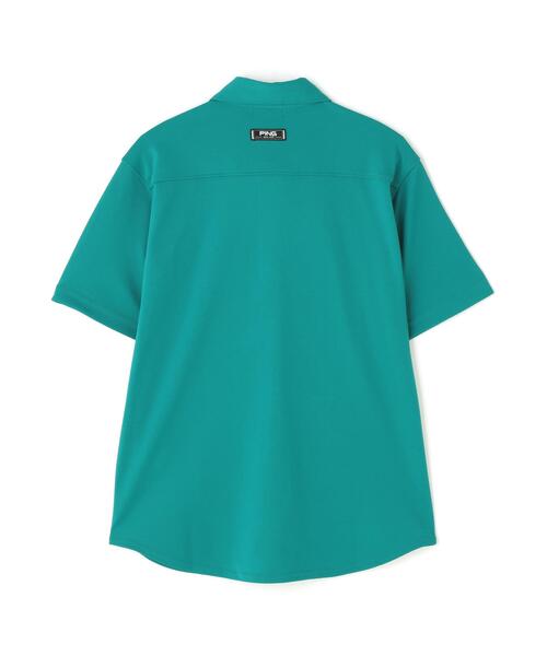 PING(ピン)の「【PING APPAREL】Mr.PINGエンボスカノコ レイブロック半袖ボタンダウンシャツ <NAITVE> (MENS)(シャツ/ブラウス・メンズ・グレー/ホワイト/グリーン/ネイビー・L/S/LL1/M/LL)」の16枚目の写真