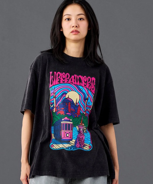 Liberaiders(リベレイダース)の「Liberaiders/リベレイダース PSYCHEDELIC CITY TEE サイケデリック シティ ティー プリントTシャツ カラフル ビビッドカラー 2026年 夏 夏服(Tシャツ/カットソー・メンズ・ホワイト/ブラック・M/L/XL)」の17枚目の写真
