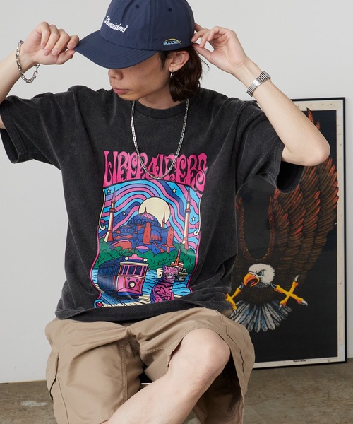 Liberaiders(リベレイダース)の「Liberaiders/リベレイダース PSYCHEDELIC CITY TEE サイケデリック シティ ティー プリントTシャツ カラフル ビビッドカラー 2026年 夏 夏服(Tシャツ/カットソー・メンズ・ホワイト/ブラック・M/L/XL)」の20枚目の写真
