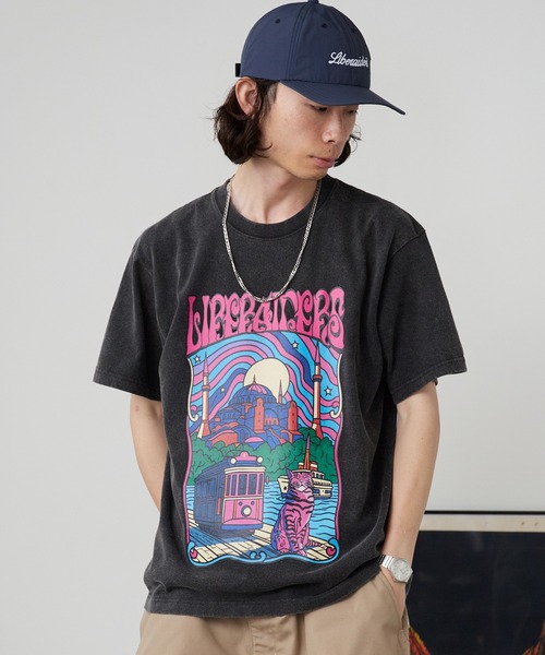 Liberaiders(リベレイダース)の「Liberaiders/リベレイダース PSYCHEDELIC CITY TEE サイケデリック シティ ティー プリントTシャツ カラフル ビビッドカラー 2026年 夏 夏服(Tシャツ/カットソー・メンズ・ホワイト/ブラック・M/L/XL)」の21枚目の写真