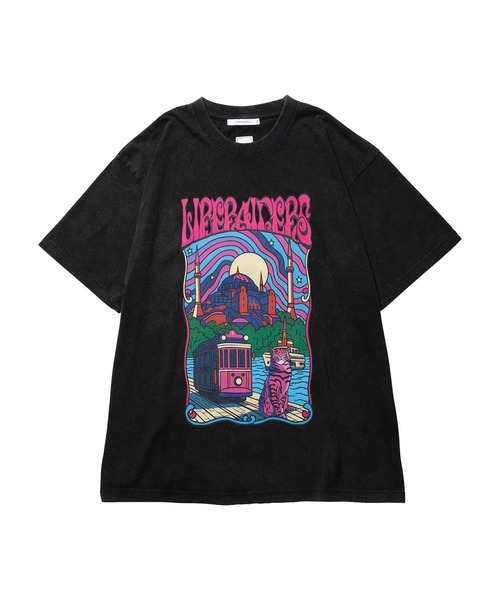 Liberaiders(リベレイダース)の「Liberaiders/リベレイダース PSYCHEDELIC CITY TEE サイケデリック シティ ティー プリントTシャツ カラフル ビビッドカラー 2026年 夏 夏服(Tシャツ/カットソー・メンズ・ホワイト/ブラック・M/L/XL)」の15枚目の写真