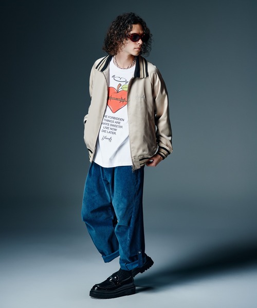 glamb（グラム）の「Corduroy Barrel Pants / コーデュロイバレルパンツ（その他パンツ・メンズ・ブラック/ブルー・S/M/L）」の14枚目の写真