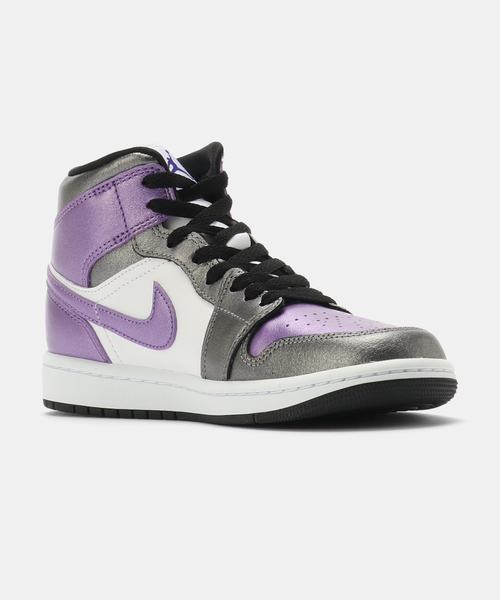 JORDAN BRAND(ジョーダンブランド)の「JORDAN BRAND WMNS AIR JORDAN 1 MID SE HJ5911-105(スニーカー・レディース・パープル・25cm/24.5cm/24cm/23.5cm/23cm)」の5枚目の写真