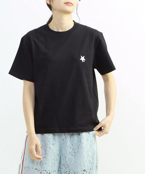 CONVERSE TOKYO(コンバーストウキョウ)の「HEART LOGO BACK PRINT TEE(Tシャツ/カットソー・レディース・ピンク/ホワイト/ブラック・FREE)」の6枚目の写真