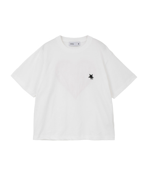 CONVERSE TOKYO(コンバーストウキョウ)の「HEART LOGO BACK PRINT TEE(Tシャツ/カットソー・レディース・ピンク/ホワイト/ブラック・FREE)」の18枚目の写真