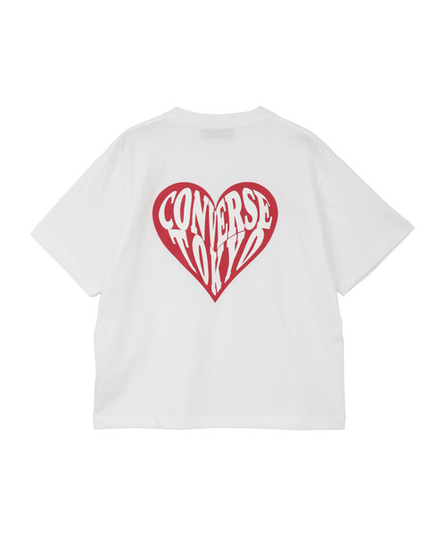 CONVERSE TOKYO(コンバーストウキョウ)の「HEART LOGO BACK PRINT TEE(Tシャツ/カットソー・レディース・ピンク/ホワイト/ブラック・FREE)」の17枚目の写真