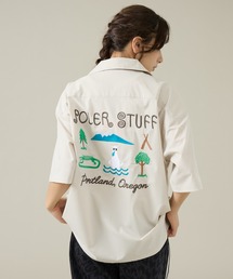 【POLeR/ポーラー】TOURIST SHIRT2/スーベニア/ボーリング/6分袖開襟シャツ