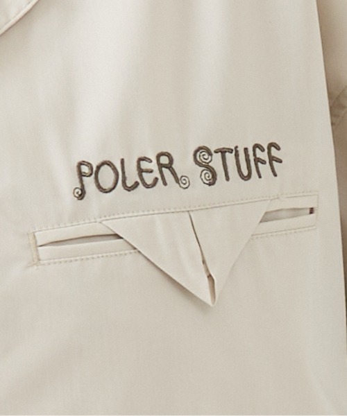 POLeR（ポーラー）の「【POLeR/ポーラー】TOURIST SHIRT2/スーベニア/ボーリング/6分袖開襟シャツ（シャツ/ブラウス・メンズ・ベージュ/ネイビー/マスタード・M/L）」の20枚目の写真