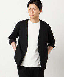 COMME CA ISM（コムサイズム）の「【セットアップ対応】ダンボールニット ノーカラージャケット（ノーカラージャケット）」