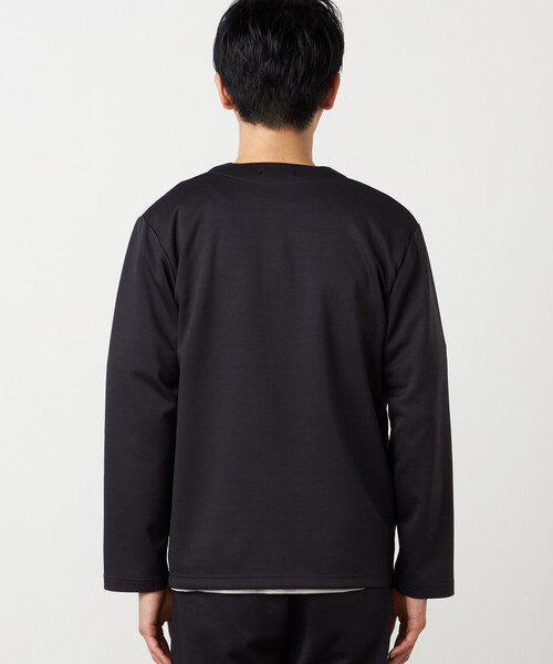 COMME CA ISM(コムサイズム)の「【セットアップ対応】ダンボールニット ノーカラージャケット(ノーカラージャケット・メンズ・チャコール/ブラック・SMALL/MEDIUM/LARGE)」の16枚目の写真