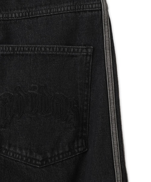 adidas(アディダス)の「adidas SST DENIM TRACK PANTS / アディダス SST デニム トラックパンツ(デニムパンツ・メンズ・ブラック・36inch/34inch/32inch/30inch)」の8枚目の写真