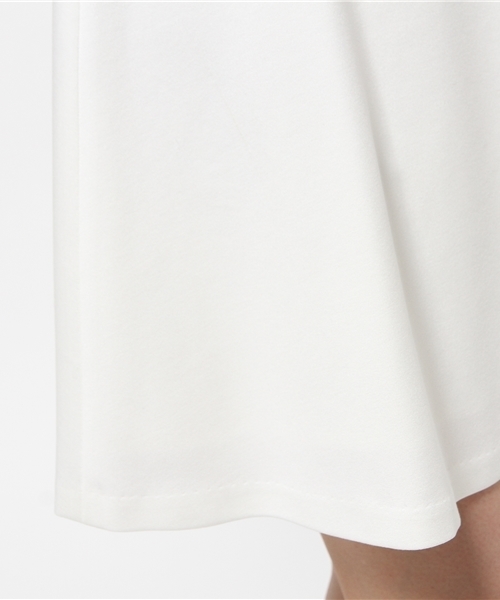 LIMITLESS LUXURY（リミットレスラグジュアリー）の「ポンチワイドスカート◆（スカート・レディース・ネイビー/ホワイト/グレー・38/36）」の8枚目の写真