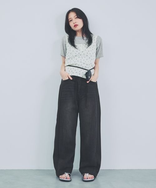 JEANASIS(ジーナシス)の「バックルロープトングサンダル/861894(サンダル・レディース・ブラック/シルバー・LARGE/MEDIUM)」の6枚目の写真