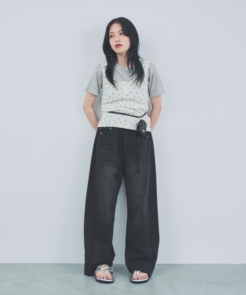 JEANASIS(ジーナシス)の「バックルロープトングサンダル/861894(サンダル・レディース・ブラック/シルバー・LARGE/MEDIUM)」の5枚目の写真