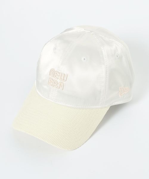 JEANASIS(ジーナシス)の「【NEW ERA(ニューエラ)】別注 9TWENTY サテンコーデュロイキャップ/911710(キャップ・レディース・ホワイト/ブラック/ネイビー・FREE)」の2枚目の写真
