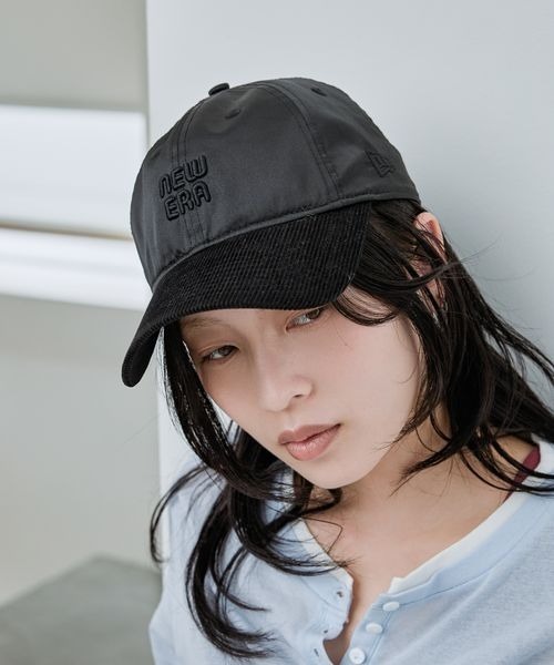 JEANASIS(ジーナシス)の「【NEW ERA(ニューエラ)】別注 9TWENTY サテンコーデュロイキャップ/911710(キャップ・レディース・ホワイト/ブラック/ネイビー・FREE)」の12枚目の写真