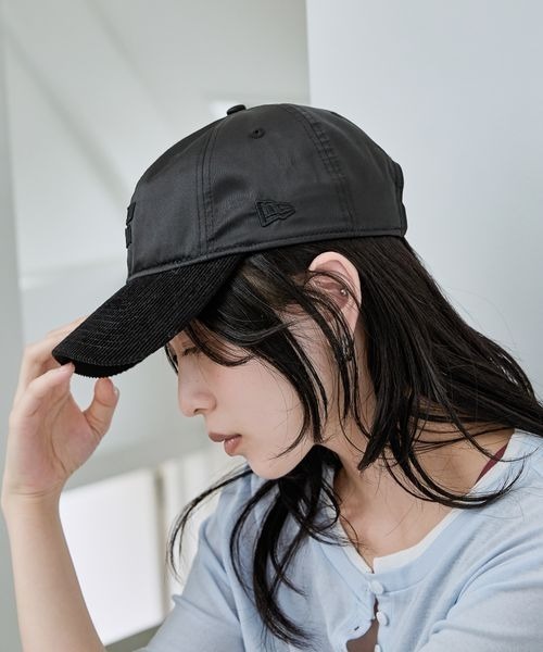 JEANASIS(ジーナシス)の「【NEW ERA(ニューエラ)】別注 9TWENTY サテンコーデュロイキャップ/911710(キャップ・レディース・ホワイト/ブラック/ネイビー・FREE)」の11枚目の写真