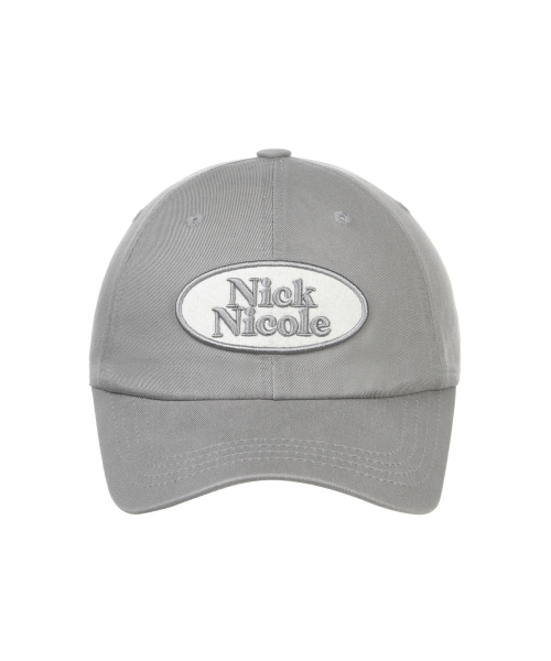 OVAL WAPPEN BALL CAP_GRAY（キャップ）｜NICK&NICOLE（ニックアンド