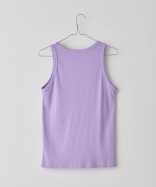 WHIMSIC(ウィムジック)の「【UNISEX/2サイズ展開】リブタンクトップ(タンクトップ・メンズ・パープル/イエロー/チャコールグレー/ホワイト・2/1)」の15枚目の写真
