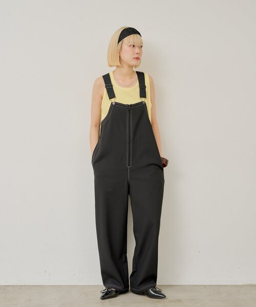 WHIMSIC(ウィムジック)の「【UNISEX/2サイズ展開】リブタンクトップ(タンクトップ・メンズ・パープル/イエロー/チャコールグレー/ホワイト・2/1)」の10枚目の写真