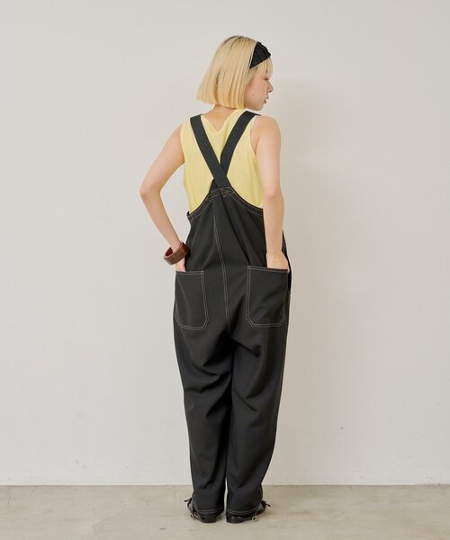 WHIMSIC(ウィムジック)の「【UNISEX/2サイズ展開】リブタンクトップ(タンクトップ・メンズ・パープル/イエロー/チャコールグレー/ホワイト・2/1)」の11枚目の写真