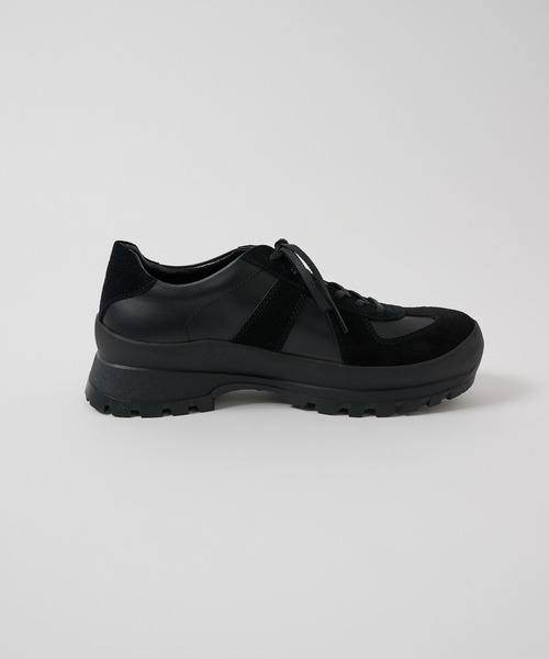 PADRONE(パドローネ)の「【PADRONE/パドローネ】別注 German trainer with 884C Vibram(スニーカー・メンズ・ブラック・42/41/40)」の6枚目の写真