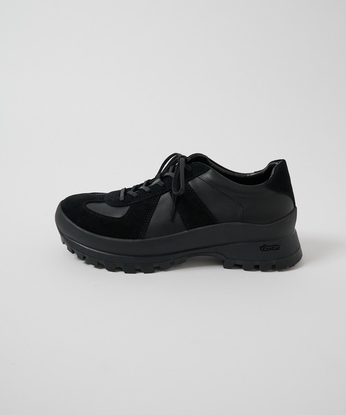PADRONE(パドローネ)の「【PADRONE/パドローネ】別注 German trainer with 884C Vibram(スニーカー・メンズ・ブラック・42/41/40)」の7枚目の写真
