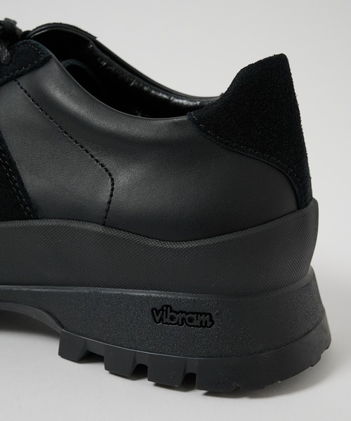 PADRONE(パドローネ)の「【PADRONE/パドローネ】別注 German trainer with 884C Vibram(スニーカー・メンズ・ブラック・42/41/40)」の8枚目の写真