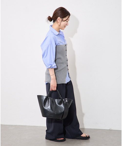 JOURNAL STANDARD(ジャーナルスタンダード)の「ウォッシャブルコットンシルクミックス ビスチェ(その他トップス・レディース・グレー/ベージュ・FREE)」の22枚目の写真