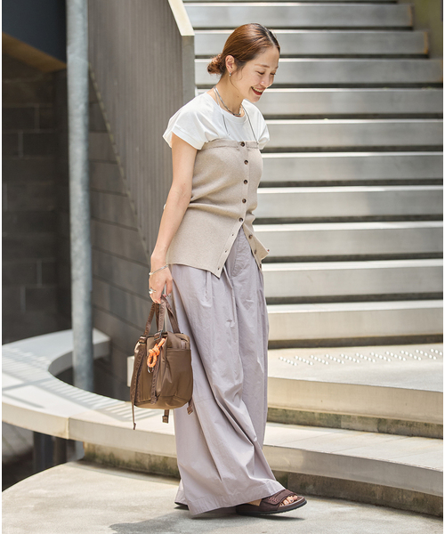 JOURNAL STANDARD(ジャーナルスタンダード)の「ウォッシャブルコットンシルクミックス ビスチェ(その他トップス・レディース・グレー/ベージュ・FREE)」の15枚目の写真