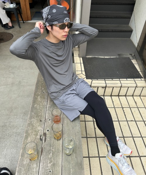 BROKEN BASE(ブロークンベース)の「BrokenBase running core / Dot Mesh Top(Tシャツ/カットソー・メンズ・ネイビー/グリーン/グレー・LARGE/MEDIUM/SMALL)」の13枚目の写真