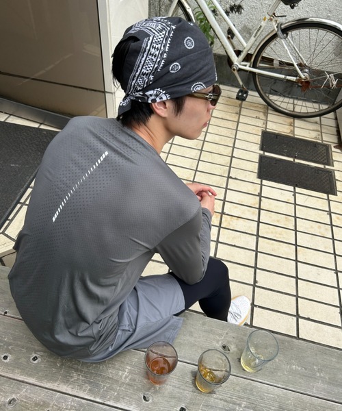 BROKEN BASE(ブロークンベース)の「BrokenBase running core / Dot Mesh Top(Tシャツ/カットソー・メンズ・ネイビー/グリーン/グレー・LARGE/MEDIUM/SMALL)」の12枚目の写真