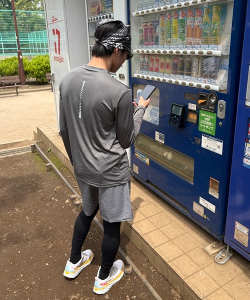 BROKEN BASE(ブロークンベース)の「BrokenBase running core / Dot Mesh Top(Tシャツ/カットソー・メンズ・ネイビー/グリーン/グレー・LARGE/MEDIUM/SMALL)」の14枚目の写真