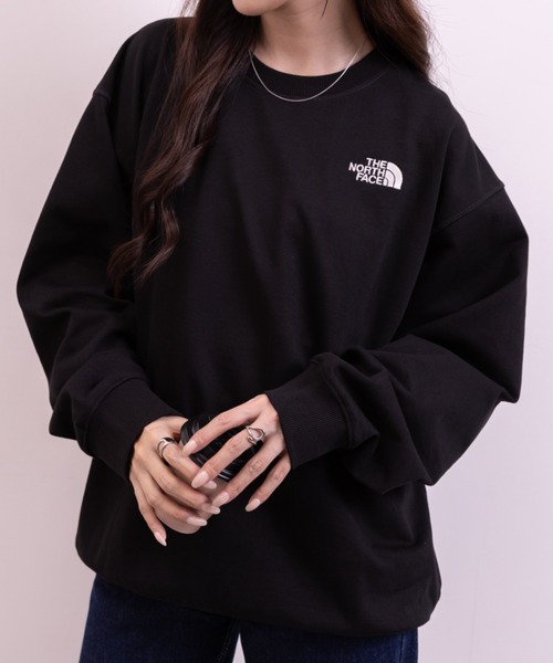 THE NORTH FACE(ザノースフェイス)の「THE NORTH FACE(ザ・ノースフェイス)/ワンポイント ロゴ刺繍 スウェット/M'S CORE SWEATSHIRTS(スウェット・レディース・グレー/ブラック/サンドベージュ/ライトブルー・M/XXL/L/XL)」の1枚目の写真