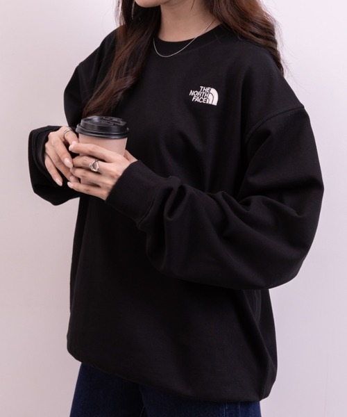 THE NORTH FACE(ザノースフェイス)の「THE NORTH FACE(ザ・ノースフェイス)/ワンポイント ロゴ刺繍 スウェット/M'S CORE SWEATSHIRTS(スウェット・レディース・グレー/ブラック/サンドベージュ/ライトブルー・M/XXL/L/XL)」の7枚目の写真