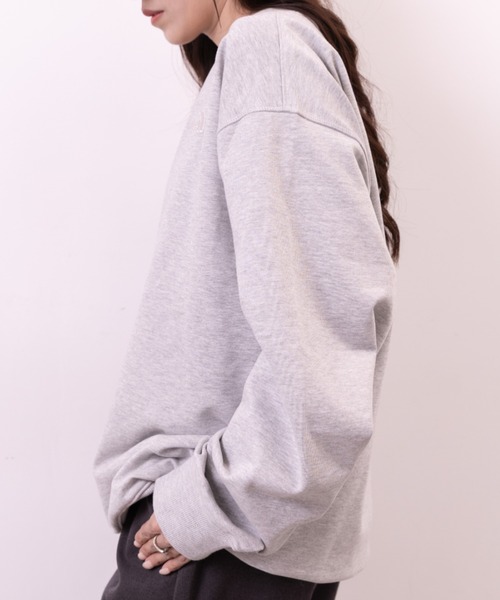 THE NORTH FACE(ザノースフェイス)の「THE NORTH FACE(ザ・ノースフェイス)/ワンポイント ロゴ刺繍 スウェット/M'S CORE SWEATSHIRTS(スウェット・レディース・グレー/ブラック/サンドベージュ/ライトブルー・M/XXL/L/XL)」の18枚目の写真